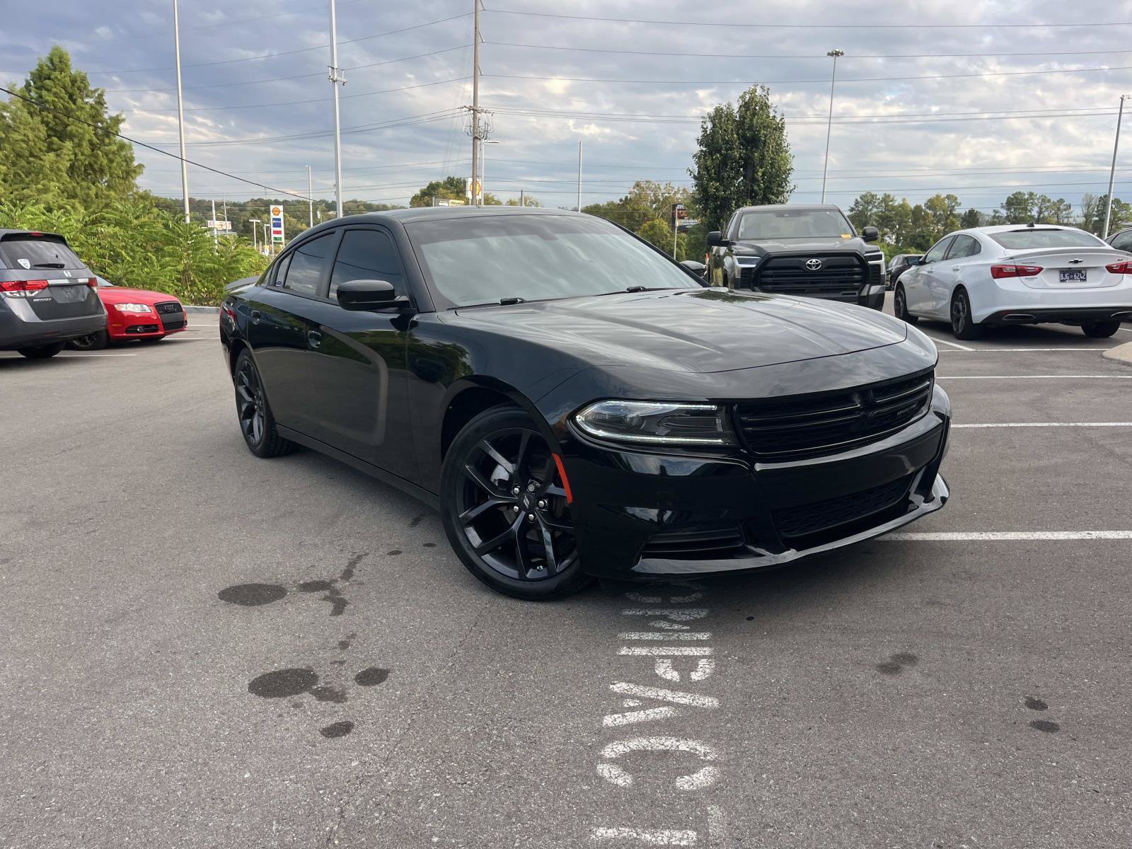 Used 2023 Dodge Charger SXT w/ Blacktop Package RWD image 1