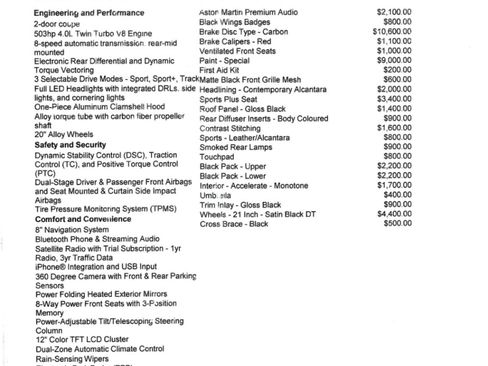 Used 2022 Aston Martin V8 Vantage Coupe image 60