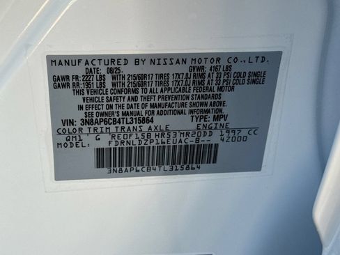 New 2026 Nissan Kicks SV w/ SV Premium Package AWD/4WD image 33