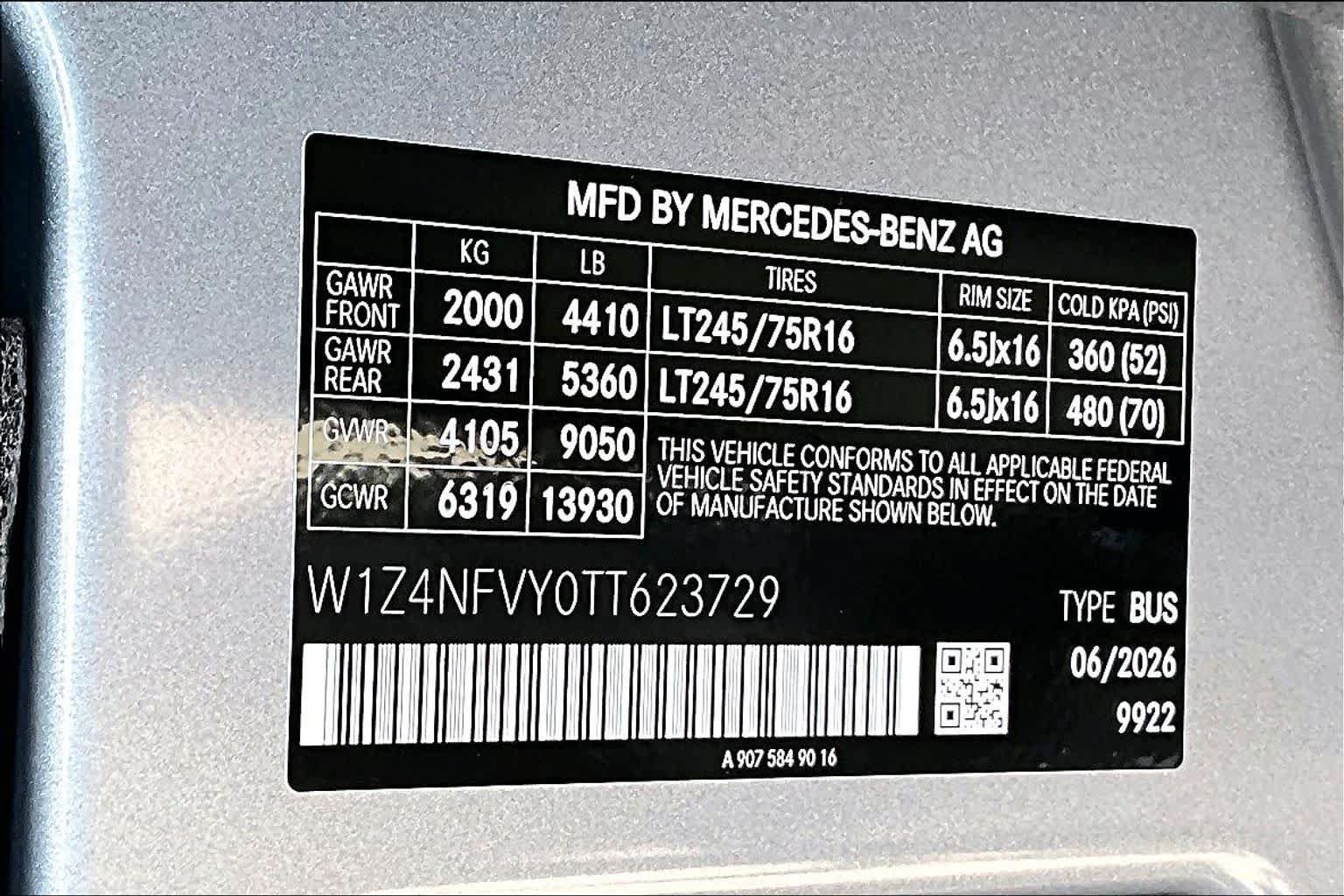 New 2026 Mercedes-Benz Sprinter 2500 image 19