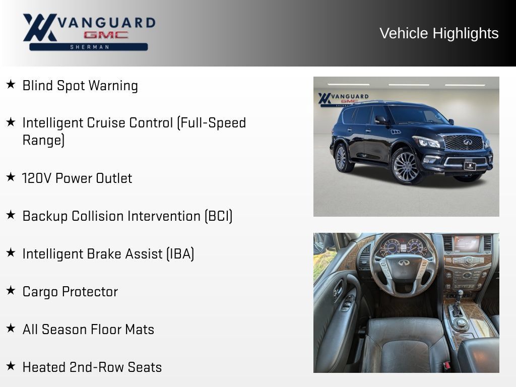Used 2015 INFINITI QX80 4WD w/ 22" Wheel Package image 16