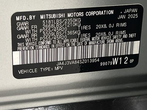 Used 2025 Mitsubishi Outlander SE FWD image 82