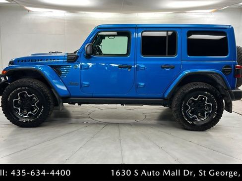 Used 2023 Jeep Wrangler Unlimited Rubicon 4xe w/ Dual Top Group AWD/4WD image 2