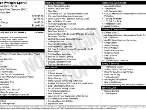 Used 2020 Jeep Wrangler Sport image 31