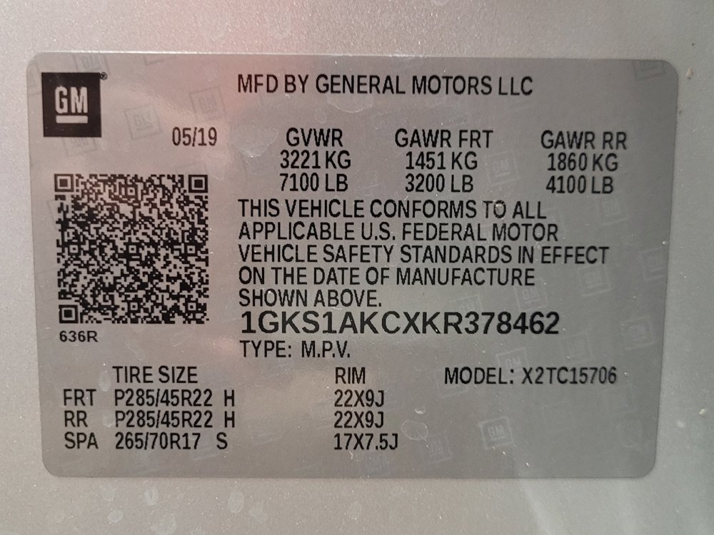 Used 2019 GMC Yukon SLE w/ Convenience Package RWD image 33