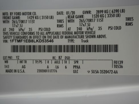 Used 2020 Ford F150 XL w/ Trailer Tow Package AWD/4WD image 28