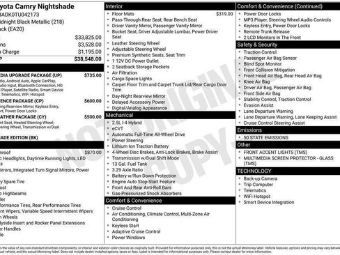 New 2026 Toyota Camry SE Nightshade w/ Multimedia Upgrade Package image 32