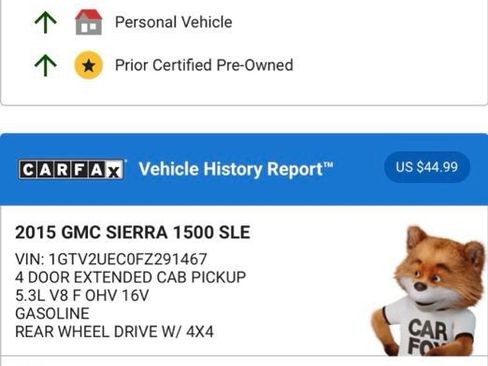 Used 2015 GMC Sierra 1500 SLE w/ SLE Value Package image 3