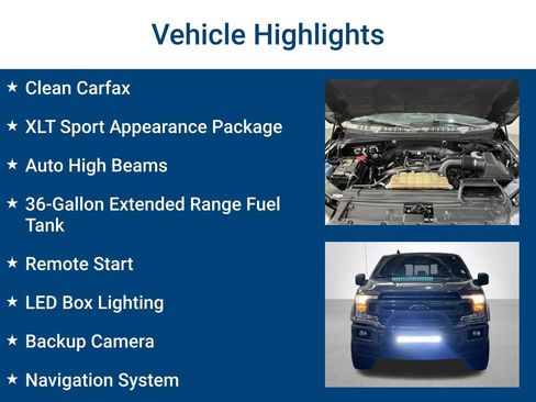 Used 2020 Ford F150 XLT w/ Equipment Group 302A Luxury AWD/4WD image 3