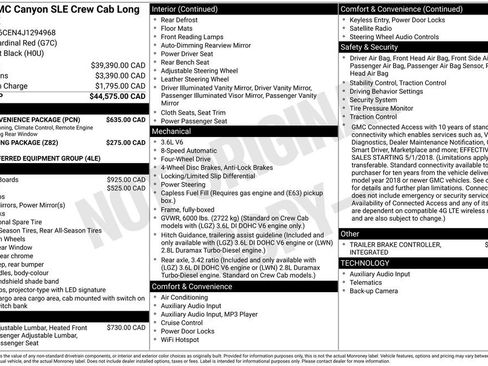 Used 2018 GMC Canyon SLE w/ SLE Convenience Package AWD/4WD image 25