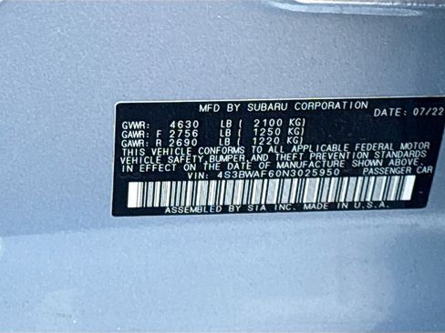Used 2022 Subaru Legacy Premium AWD/4WD image 32