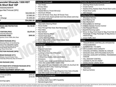 Certified 2019 Chevrolet Silverado 1500 RST AWD/4WD image 11