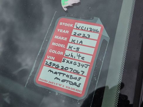 Used 2023 Kia K5 EX image 10