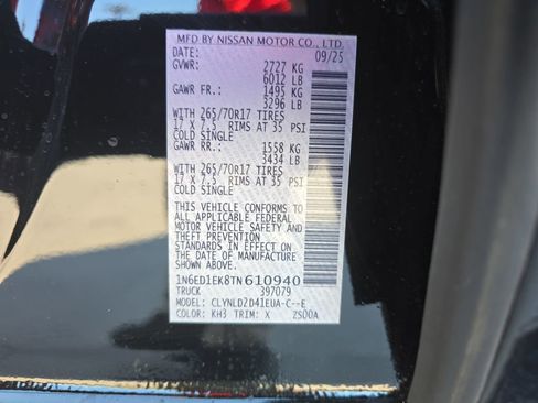 New 2026 Nissan Frontier PRO-4X w/ Pro-4x Convenience Package image 37