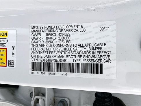 Certified 2025 Honda Civic Sport Touring image 35