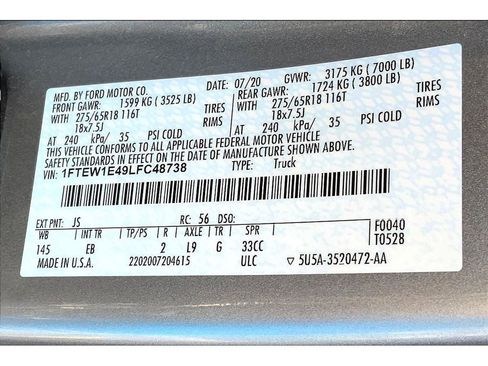 Used 2020 Ford F150 Lariat image 32