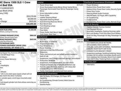 Used 2008 GMC Sierra 1500 SLE w/ Power Pack Plus AWD/4WD image 34