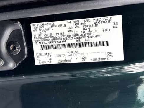 Used 2015 Ford F150 Lariat AWD/4WD image 30