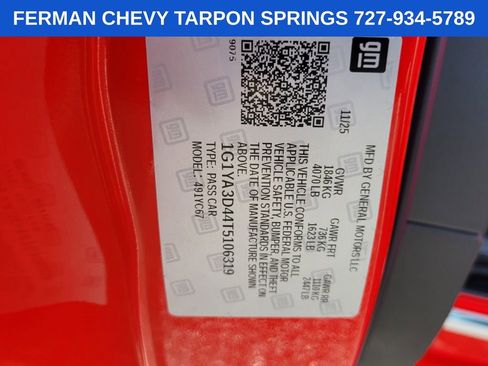 New 2026 Chevrolet Corvette Stingray Convertible w/ 1LT image 19