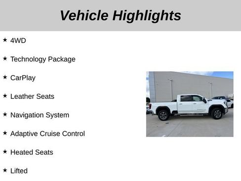 Used 2025 GMC Sierra 2500 SLT w/ SLT Convenience Package AWD/4WD image 5