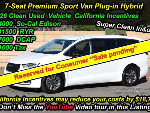 Used 2024 Chrysler Pacifica Limited FWD image 1