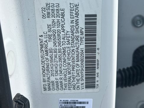 Used 2022 Honda Pilot Sport image 30