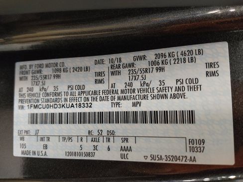 Used 2019 Ford Escape SEL image 33