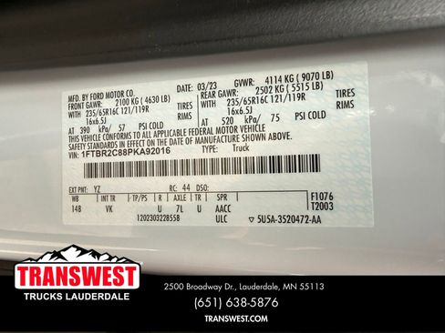 Used 2023 Ford Transit 250 Base image 19