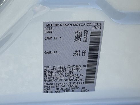 New 2025 Nissan Altima 2.5 SR w/ SR Premium Package image 20