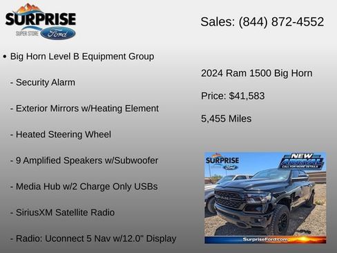 Used 2024 RAM 1500 Big Horn AWD/4WD image 16