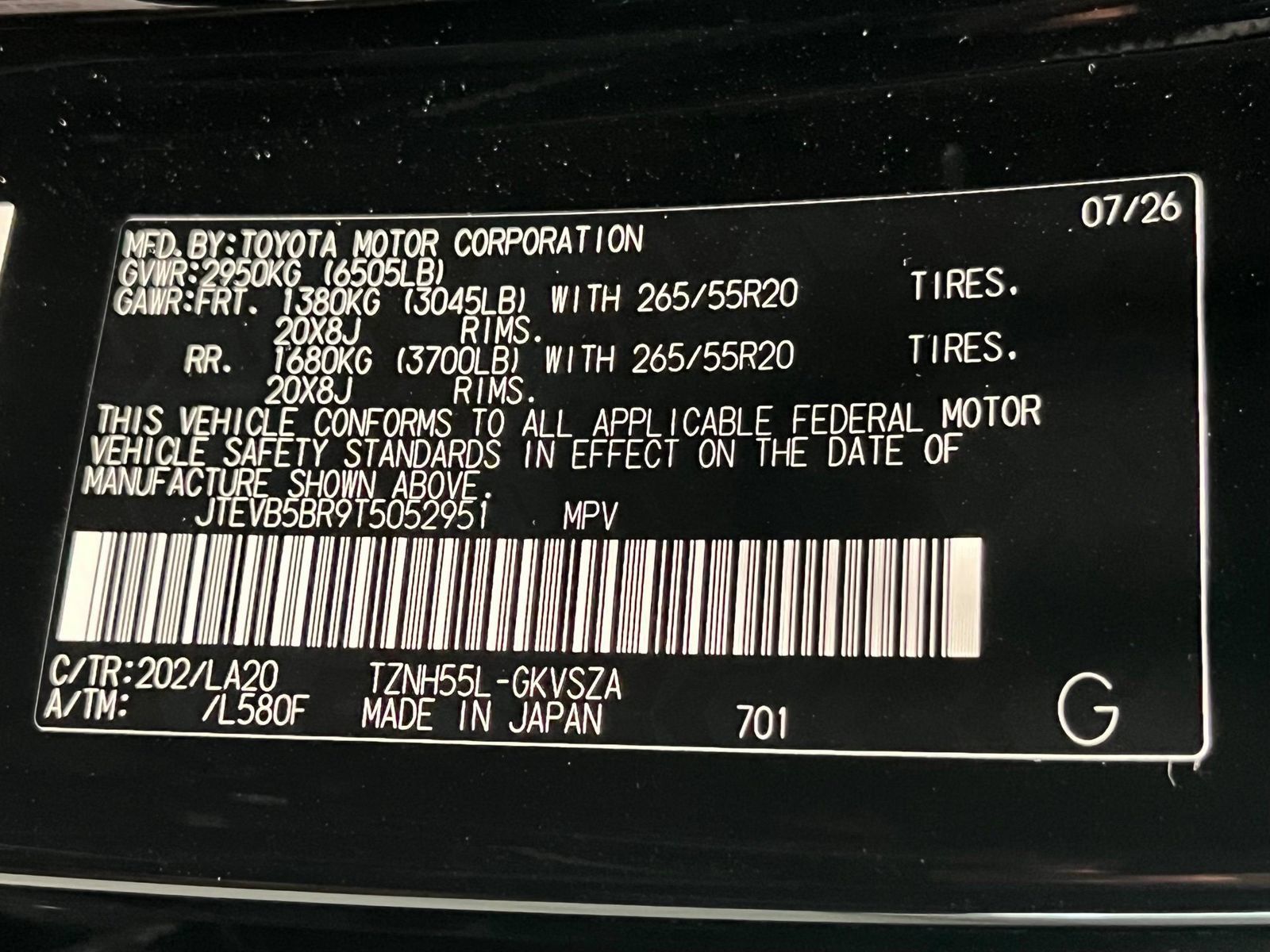 New 2026 Toyota 4Runner Limited AWD/4WD image 19