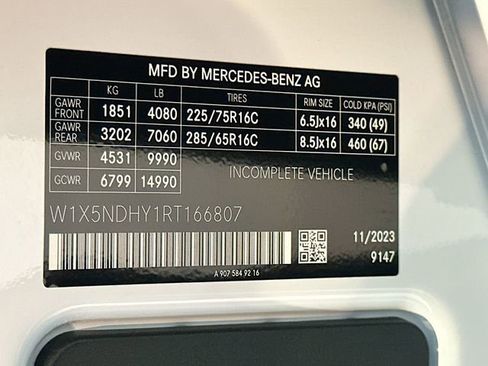 New 2024 Mercedes-Benz Sprinter 3500 image 29