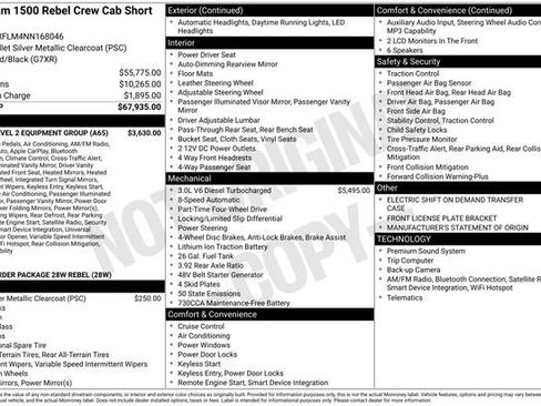 Used 2022 RAM 1500 Rebel w/ Rebel Level 2 Equipment Group AWD/4WD image 14