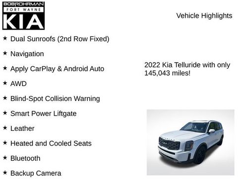 Used 2022 Kia Telluride SX w/ SX Prestige Package AWD/4WD image 8