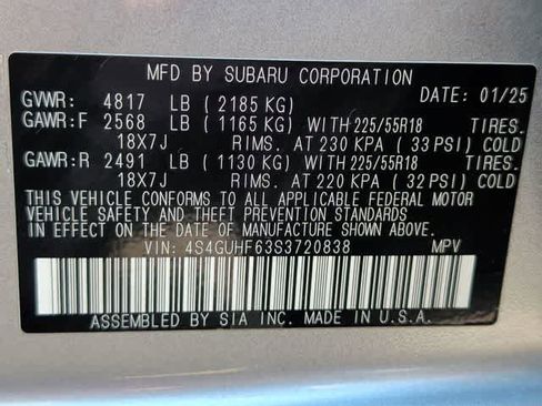 Certified 2025 Subaru Crosstrek 2.5i Sport AWD/4WD image 34