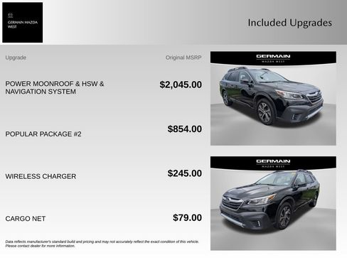 Used 2020 Subaru Outback Limited w/ Popular Package #2 AWD/4WD image 9