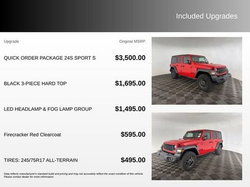 Used 2024 Jeep Wrangler Unlimited Sport AWD/4WD image 4