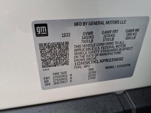 Certified 2023 Chevrolet Tahoe High Country AWD/4WD image 35