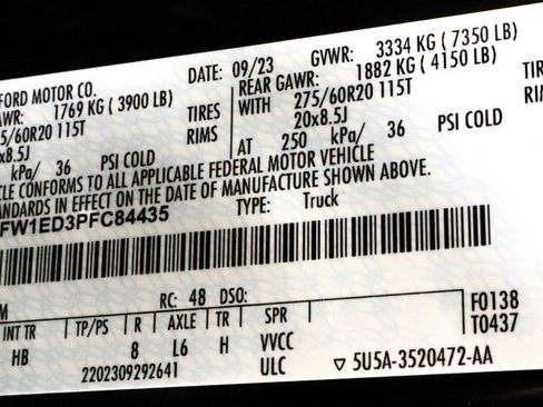 Certified 2023 Ford F150 Lariat w/ Equipment Group 502A High image 35