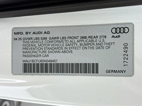 Used 2025 Audi A5 2.0T Premium w/ Convenience Package AWD/4WD image 35