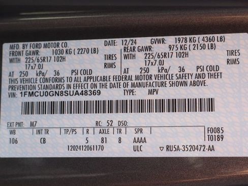 Used 2025 Ford Escape Active w/ Tech Pack #1 FWD image 46