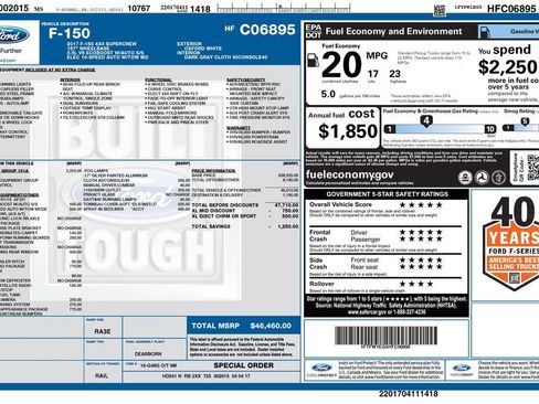 Used 2017 Ford F150 XL w/ Equipment Group 101A Mid AWD/4WD image 25