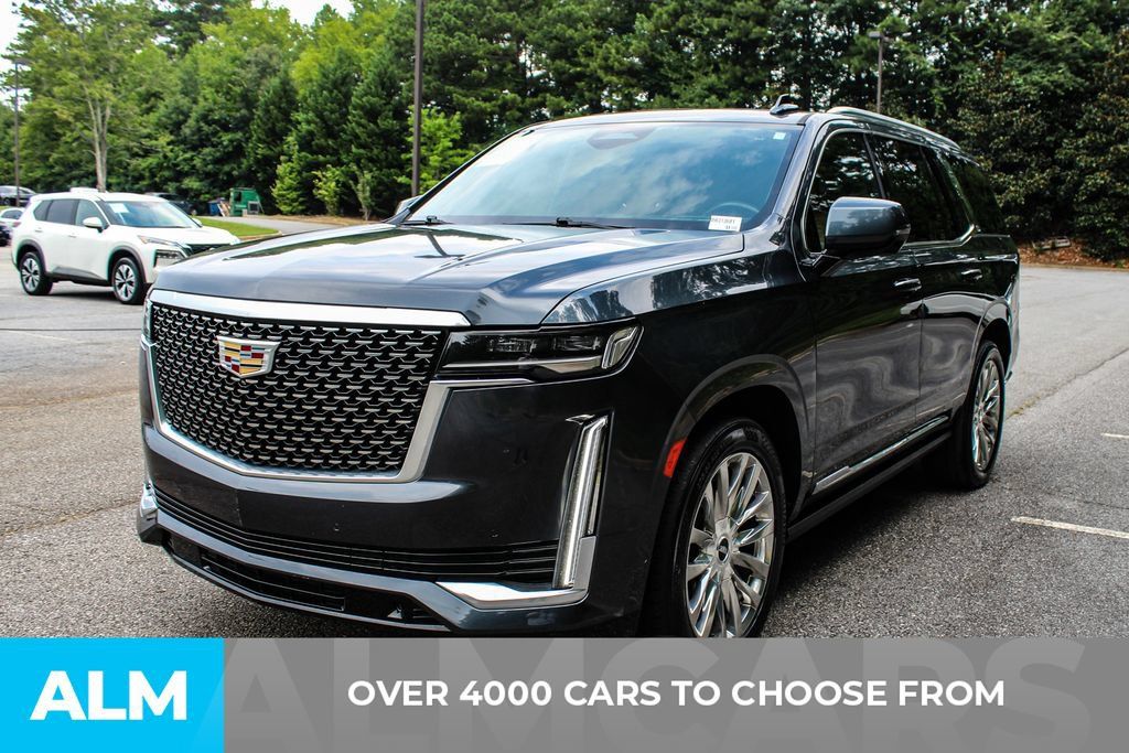 Used 2021 Cadillac Escalade Premium Luxury w/ Driver Assist Tech Package AWD/4WD image 2