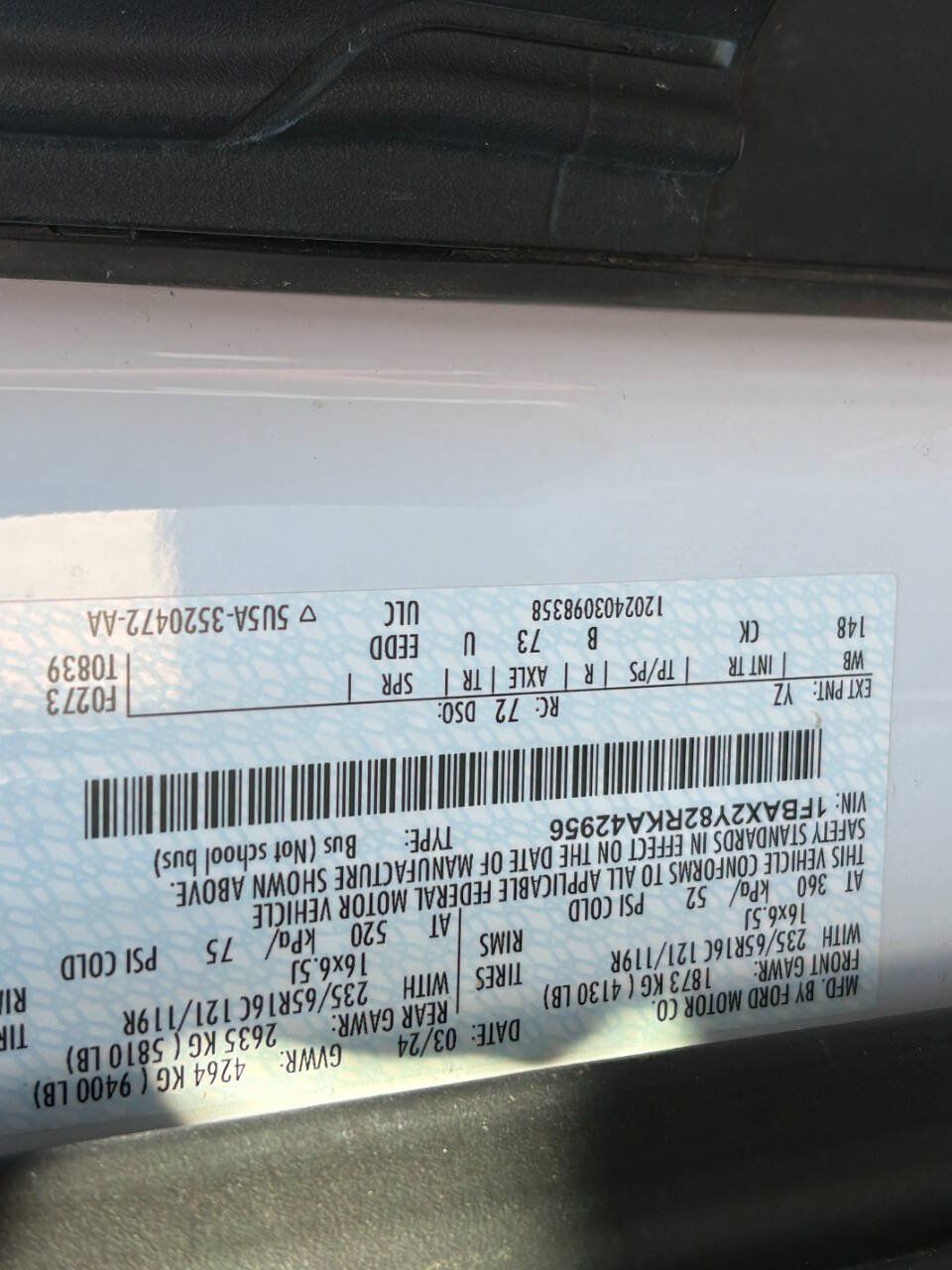 Used 2024 Ford Transit 350 XLT RWD image 36