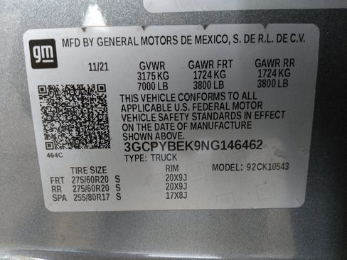 Used 2022 Chevrolet Silverado 1500 Custom AWD/4WD image 33