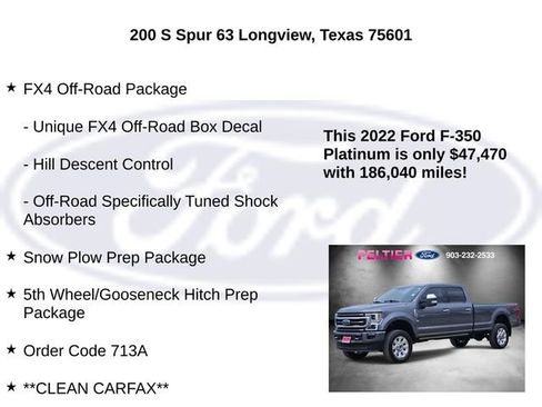 Used 2022 Ford F350 Platinum image 5
