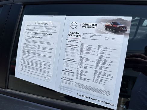Certified 2024 Nissan Leaf SV Plus FWD image 13
