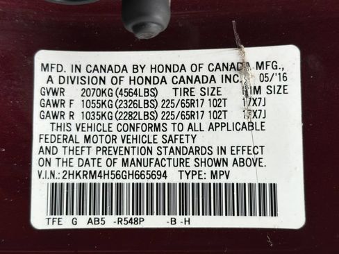 Used 2016 Honda CR-V EX image 52