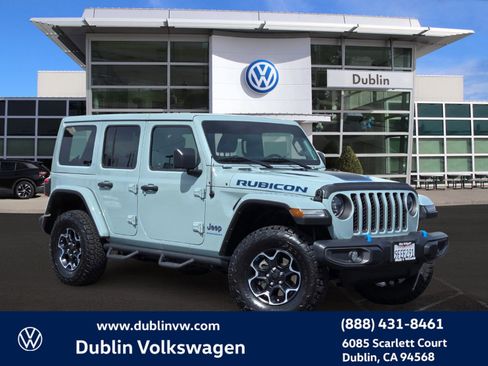 Used 2023 Jeep Wrangler Unlimited Rubicon 4xe w/ Cold Weather Group image 1