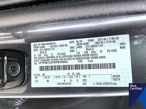 Certified 2024 Ford F150 Platinum w/ Equipment Group 702A High AWD/4WD image 28